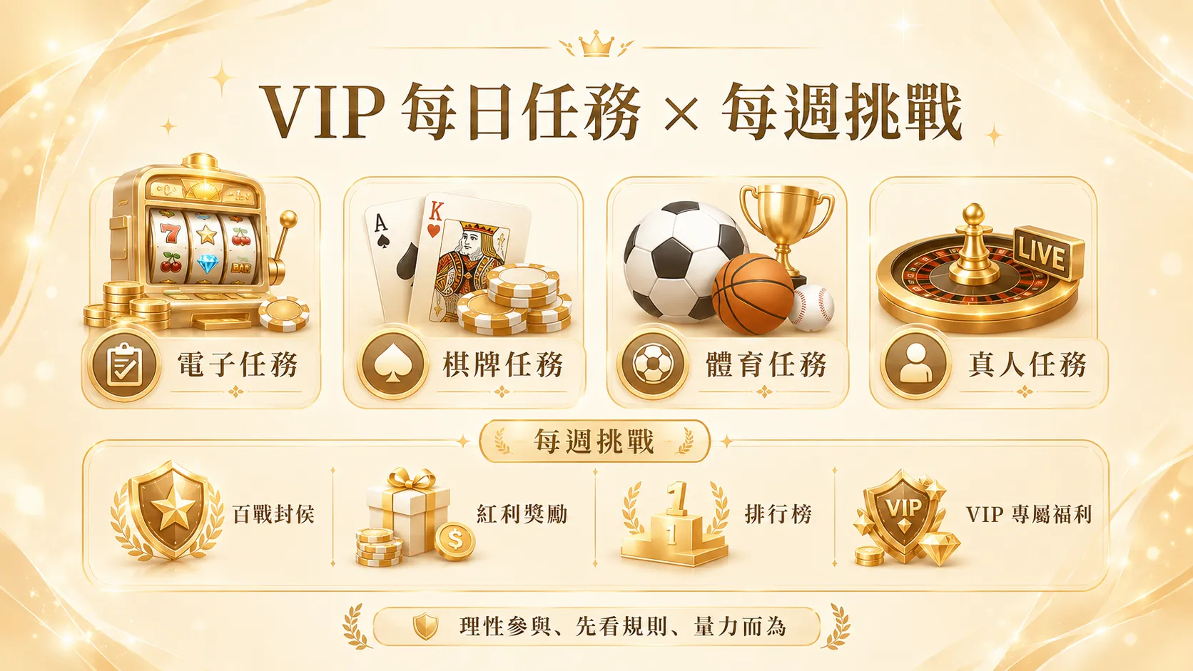 秦皇娛樂城 VIP 尊享活動攻略:每日任務與每週挑戰完整解析|立即註冊送彩金
