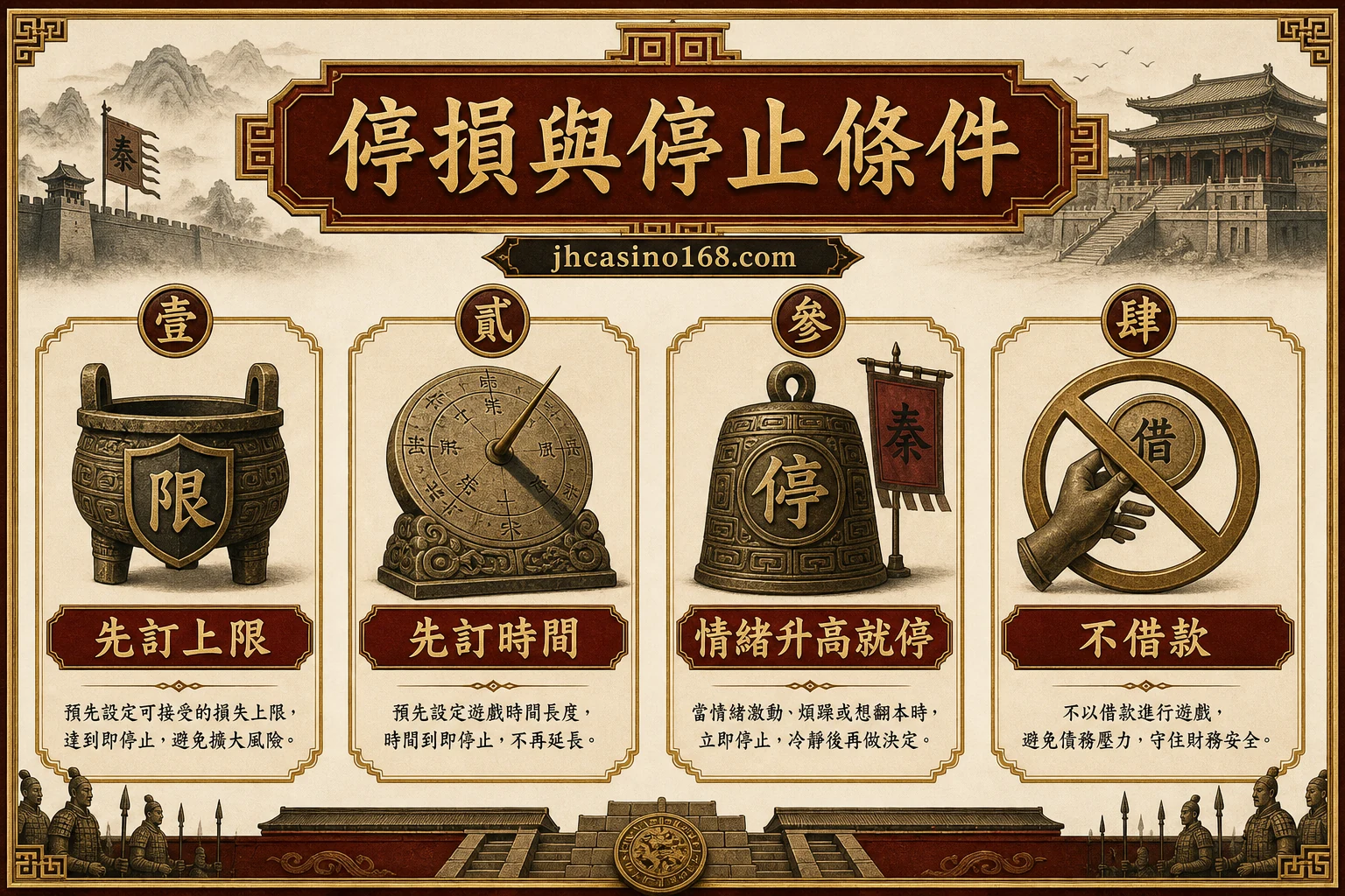 停損與停止條件資訊圖