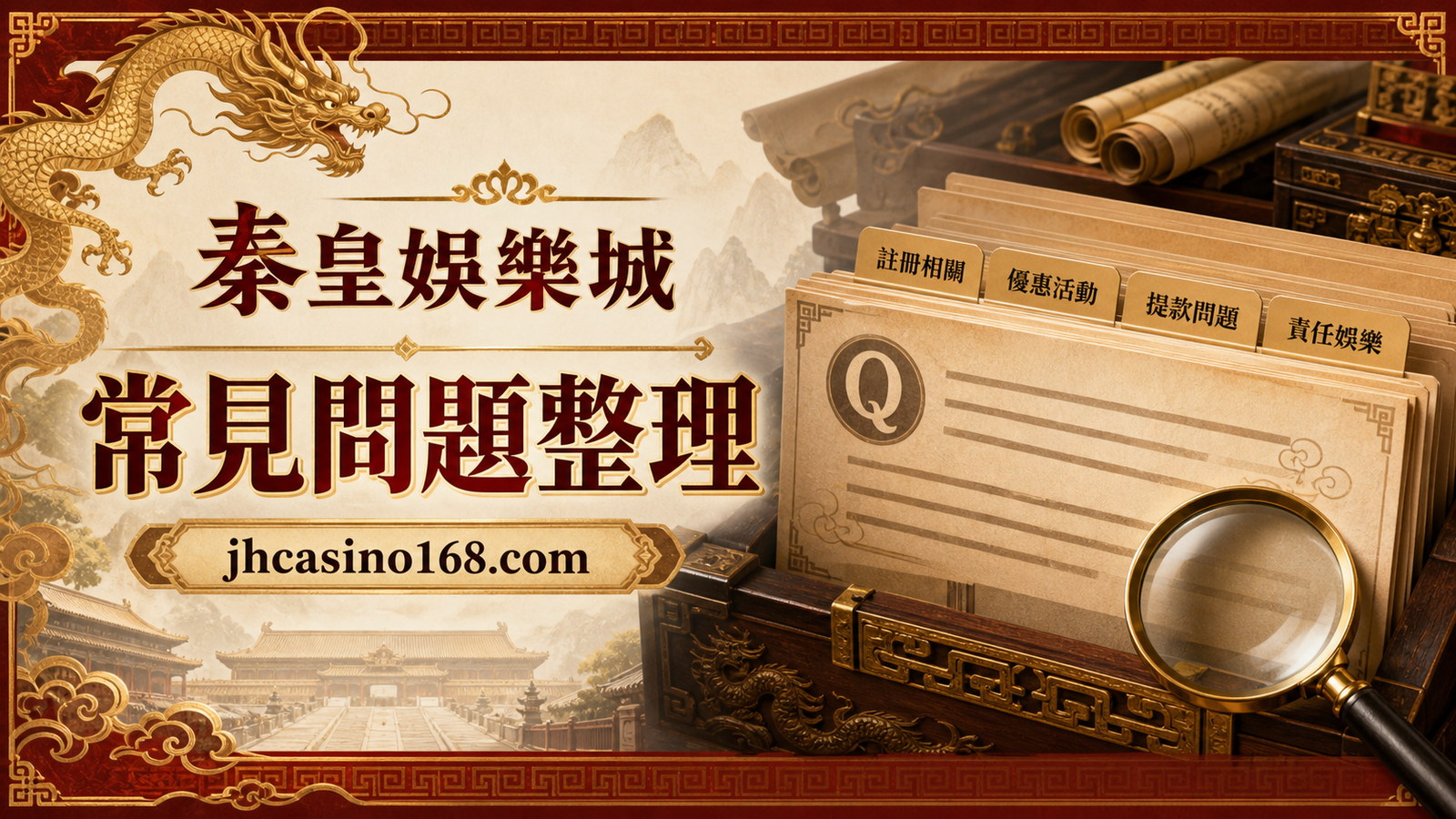秦皇娛樂城常見問題總整理:註冊、優惠、提款與責任娛樂連到哪裡看