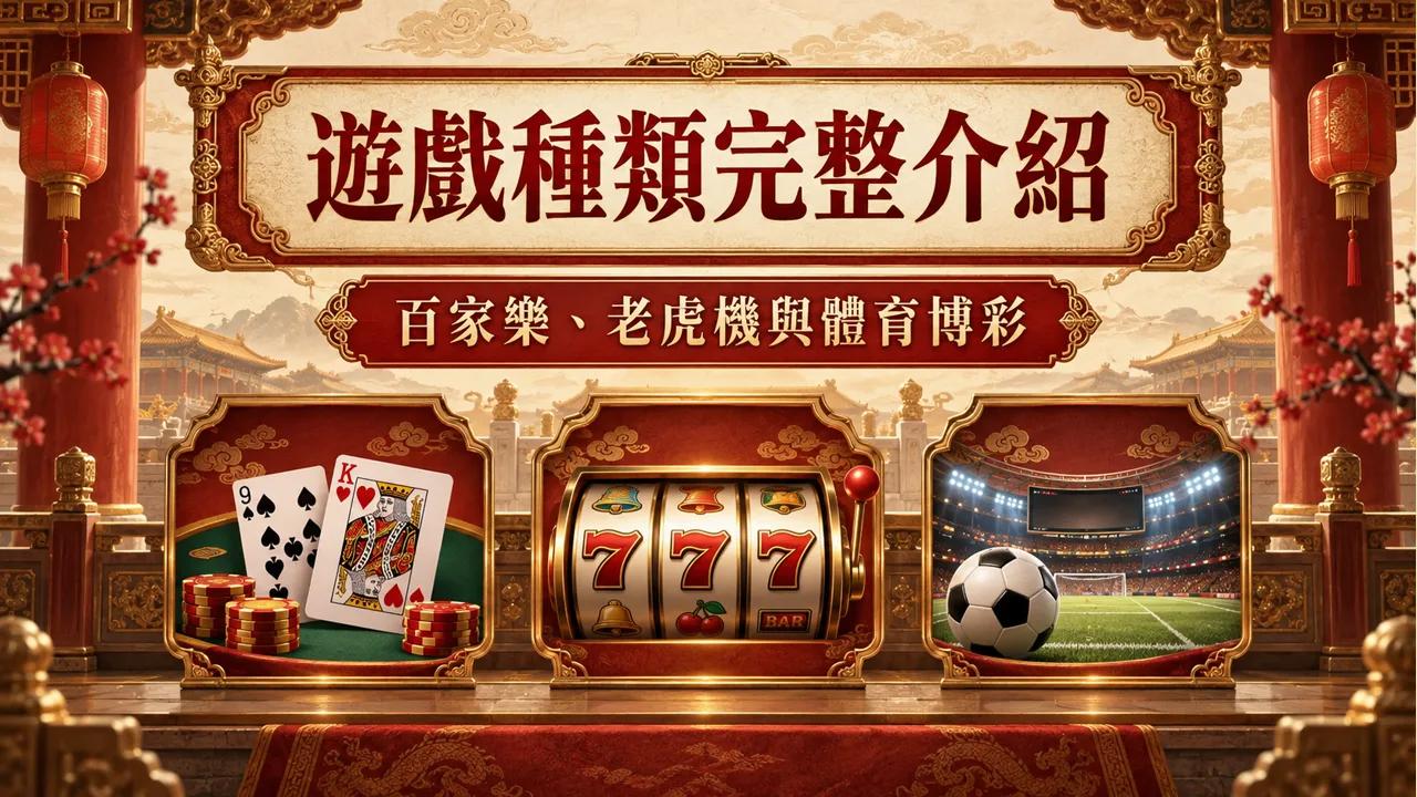 RK娛樂城遊戲種類完整介紹｜秦皇娛樂帶你看懂百家樂、老虎機、體育博彩全攻略