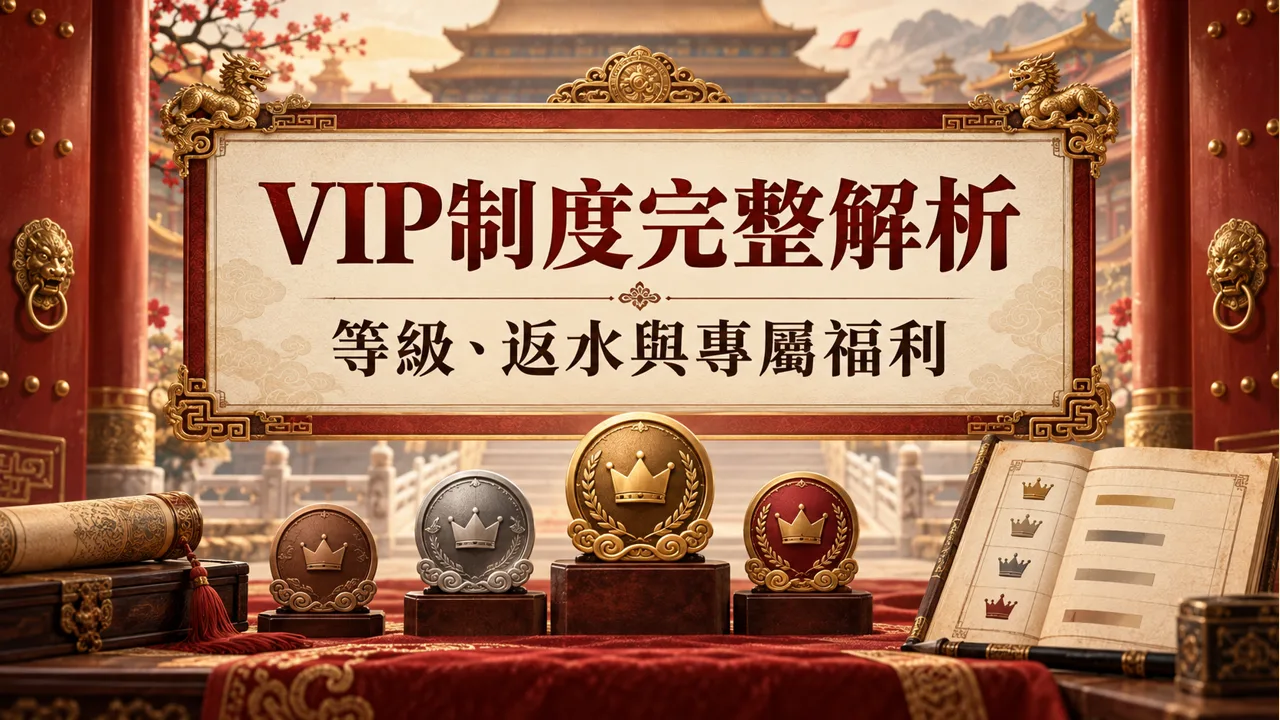 RK娛樂城VIP制度完整解析｜秦皇娛樂帶你看懂返水比例、晉升條件與專屬福利