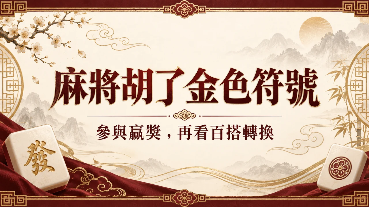 麻將胡了的金色符號何時變百搭？看懂前輪贏獎與下一輪轉換